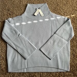 Banana Republic Light Gray Turtleneck Sweater